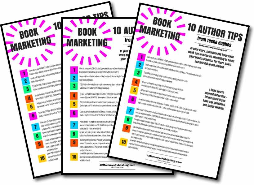 Book Marketing 10 Author Tips