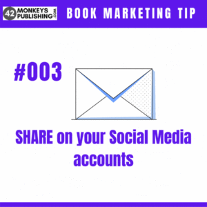 Book Marketing Tip #003 - Share on Social Media